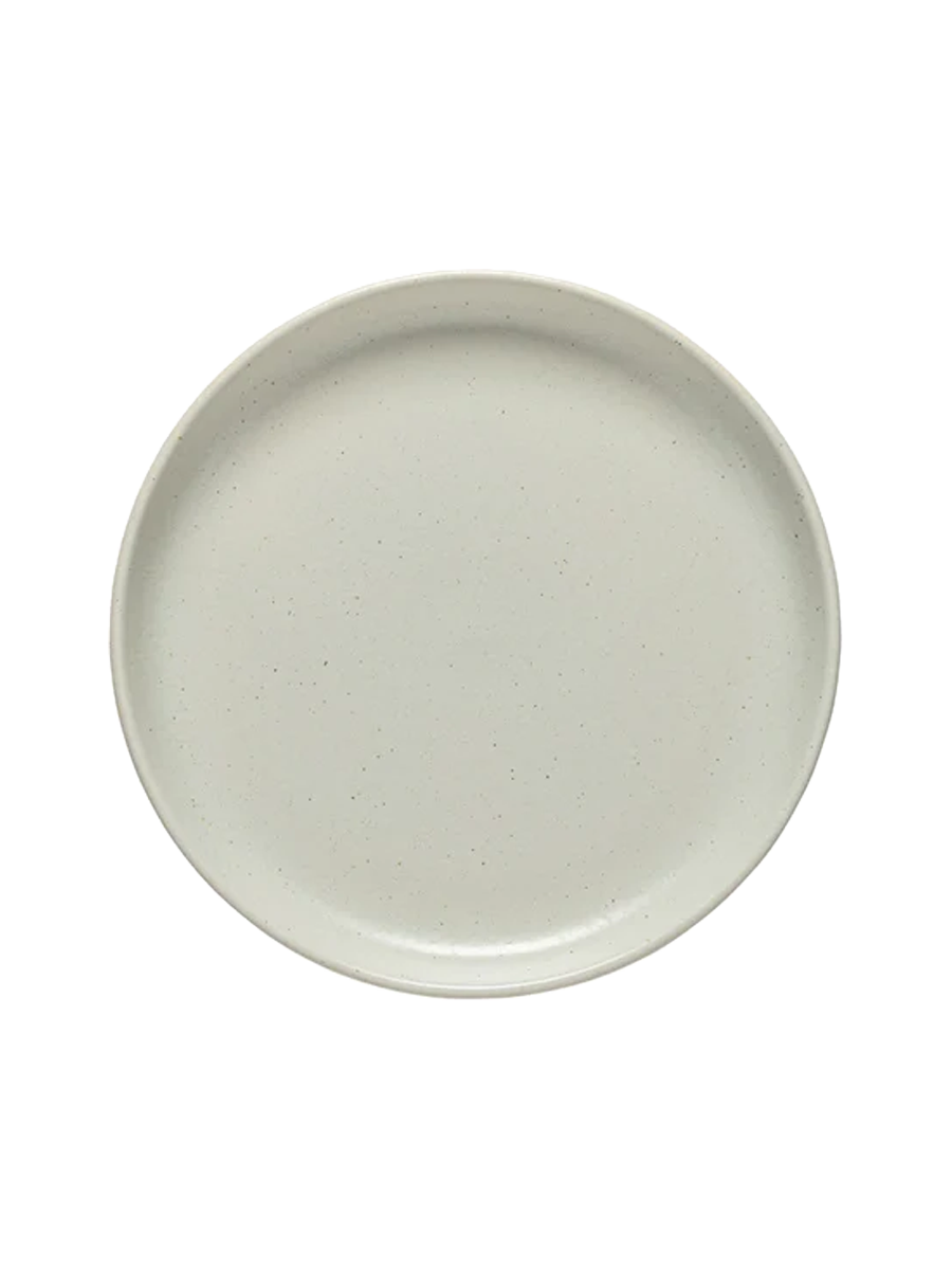 
Handmade Salad & Dessert Plate "Pacifica" - Oyster Gray