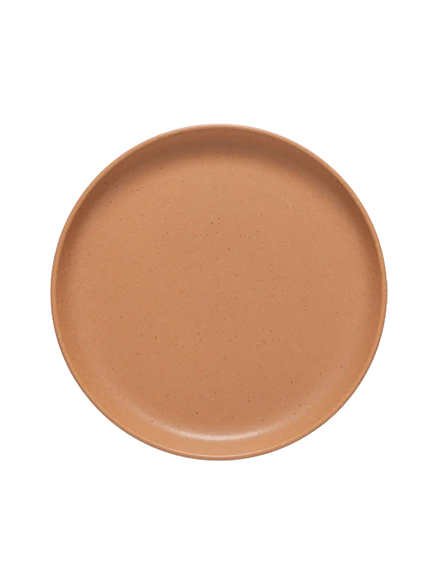 
Handmade Salad & Dessert Plate "Pacifica" - Terracotta