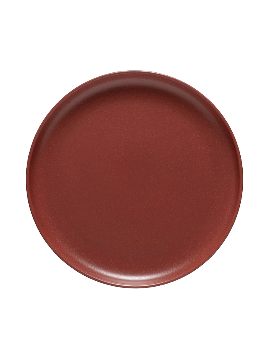 
Handmade dinner plate "Pacifica" - Cayenne Red