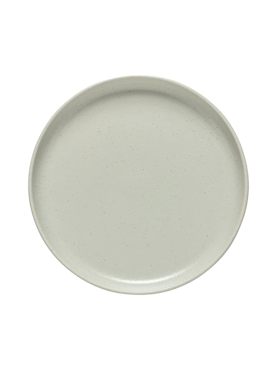 
Handmade dinner plate "Pacifica" - Oyster Gray