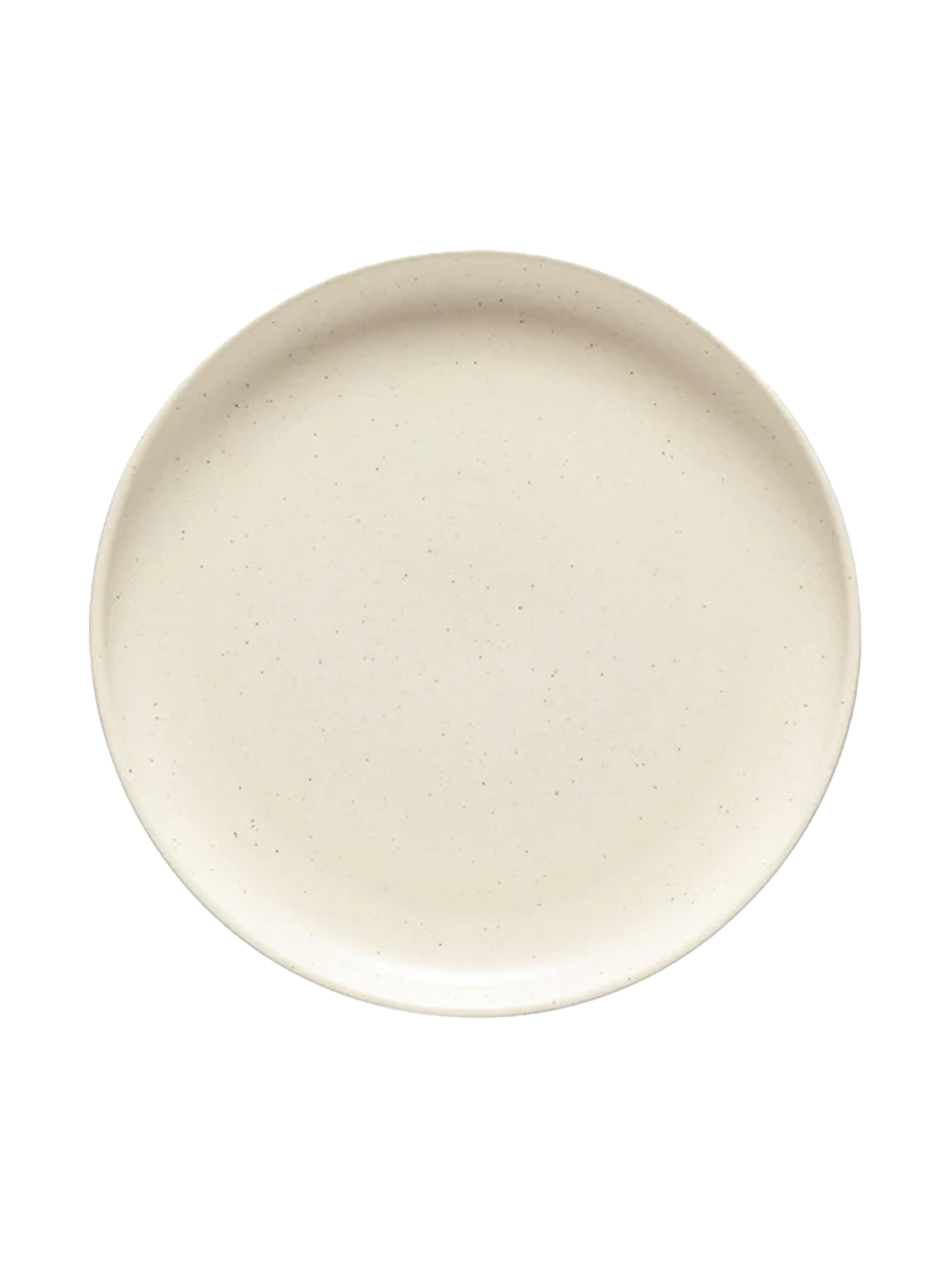 
Handmade dinner plate "Pacifica" - Vanilla
