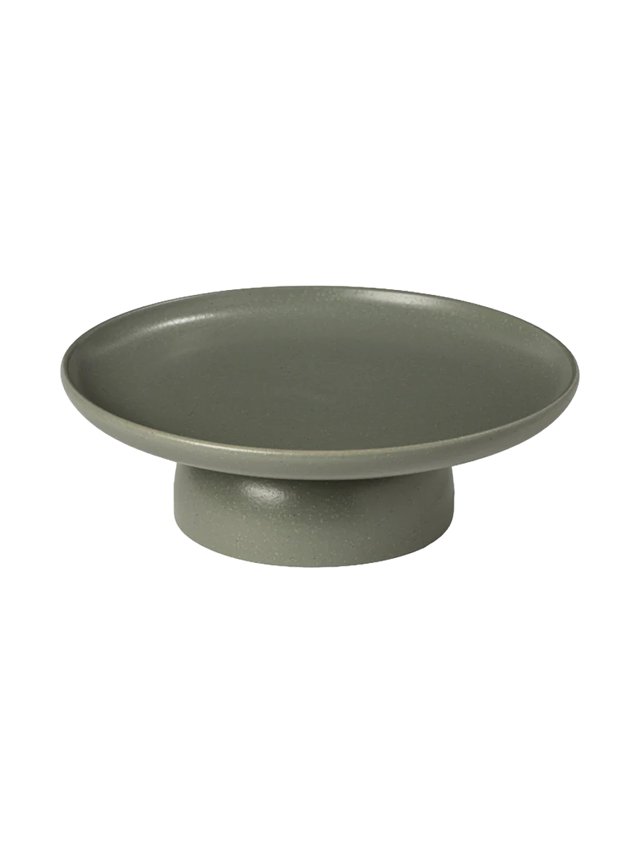 
Handmade Cake Stand "Pacifica" - Artichoke Green