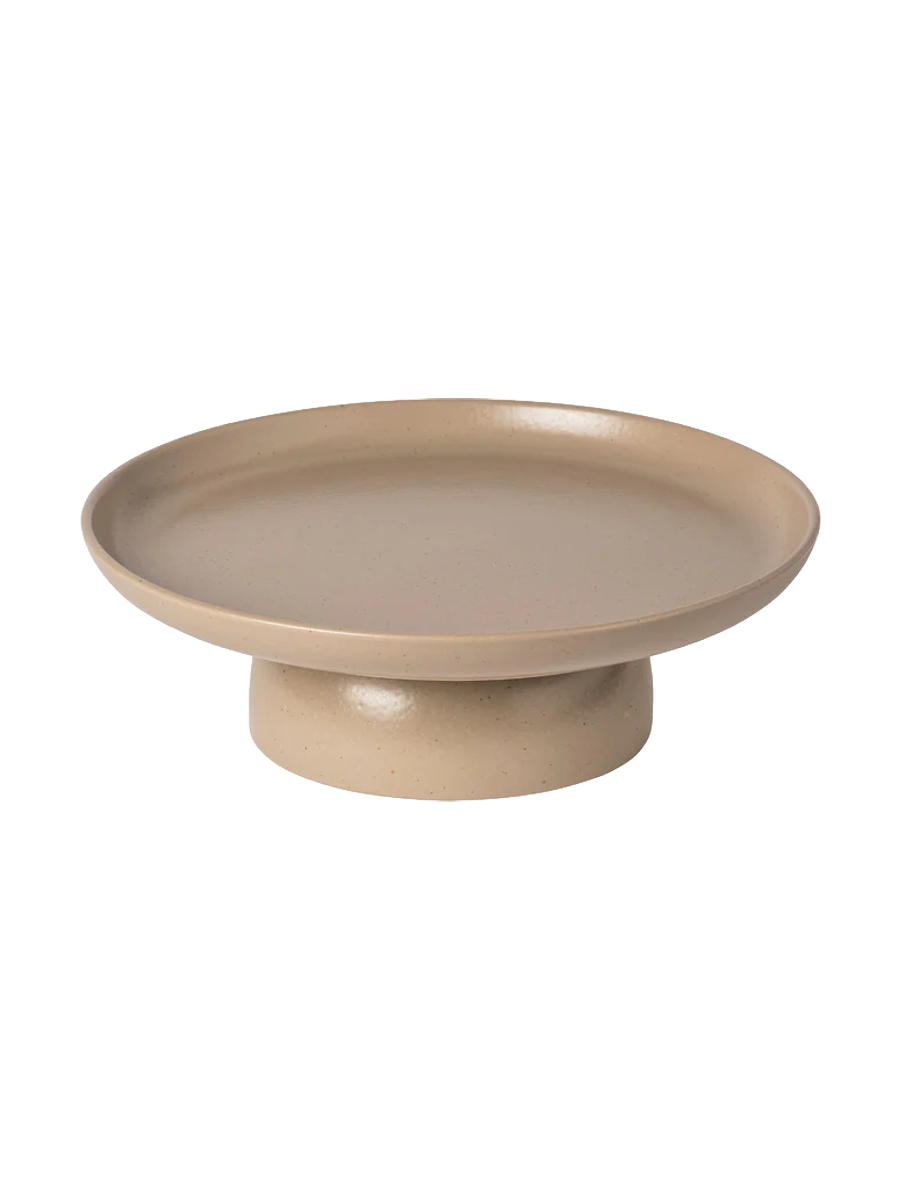 
Handmade Cake Stand "Pacifica" - Taupe