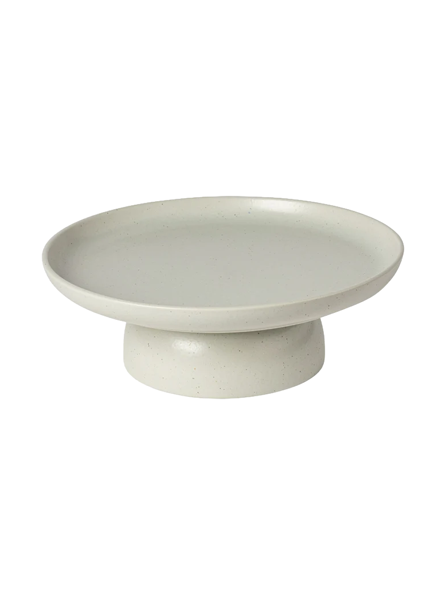 
Handmade Cake Stand "Pacifica" - Oyster Gray