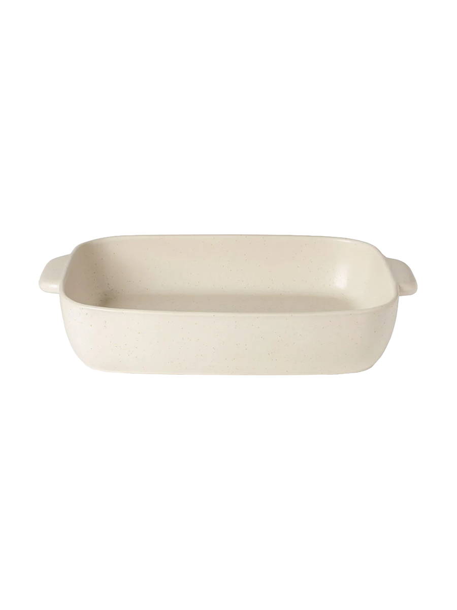 
Handcrafted Baking & Oven Dish "Pacifica" - Vanilla / Large