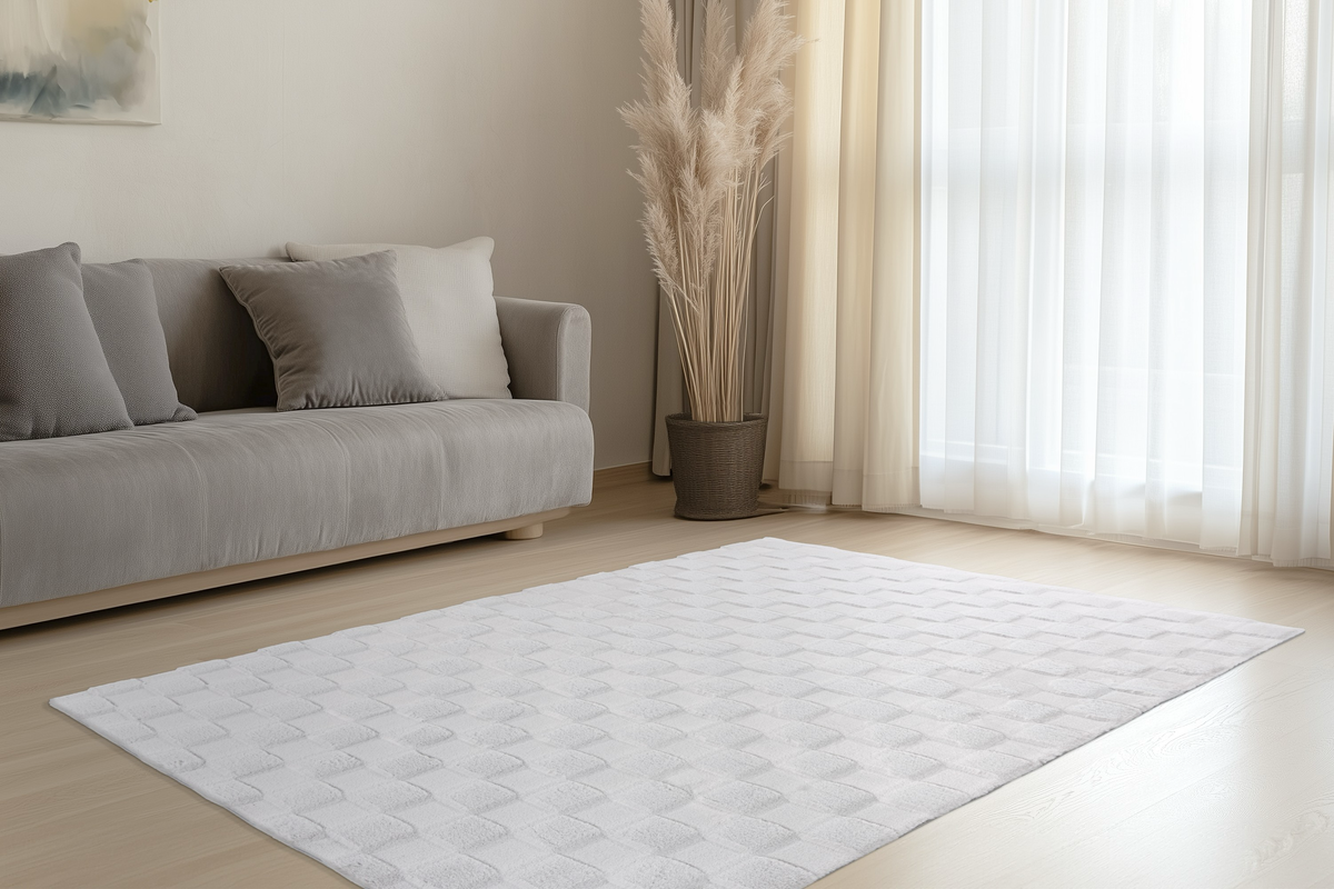 
High-Quality Shaggy Designer Rug "Soul" - Silver - 160 x 230 cm