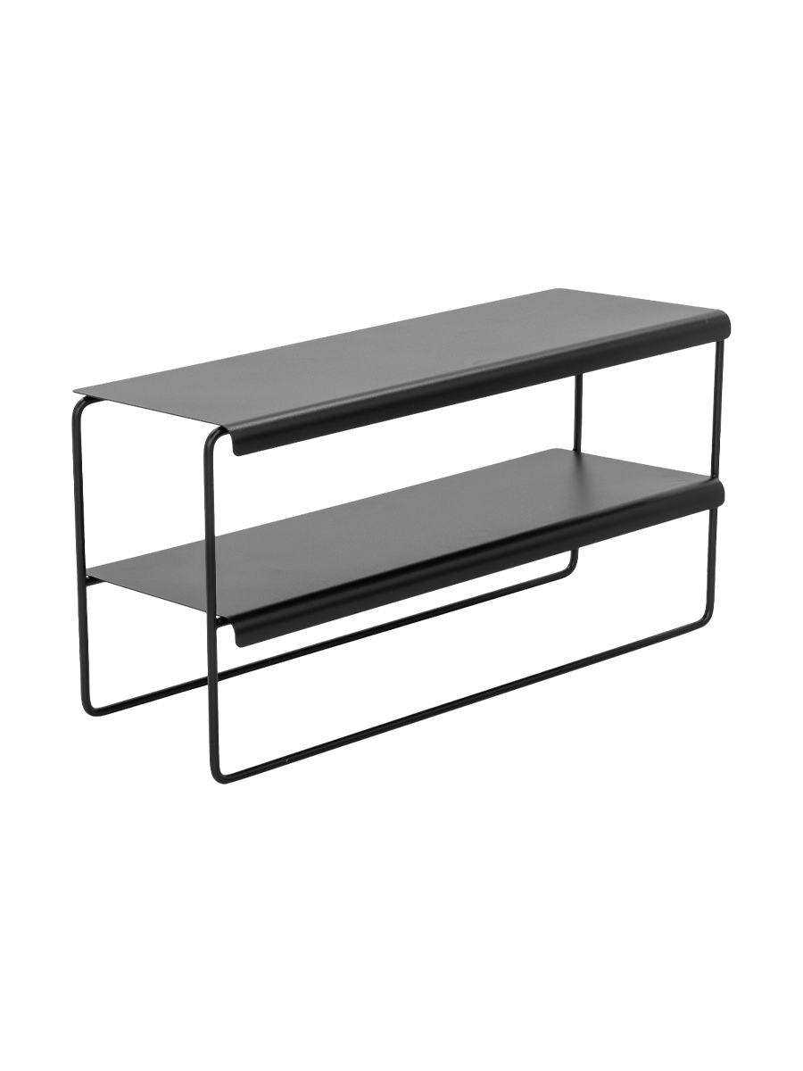 
Designer Shoe Rack "Nico 70" - Black