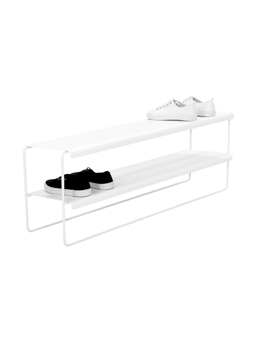 
Designer Shoe Rack "Nico 100" - White