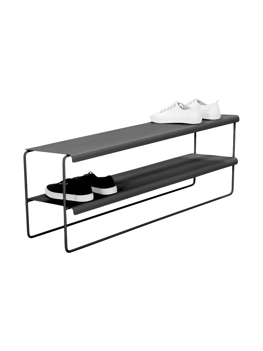 
Designer Shoe Rack "Nico 100" - Black
