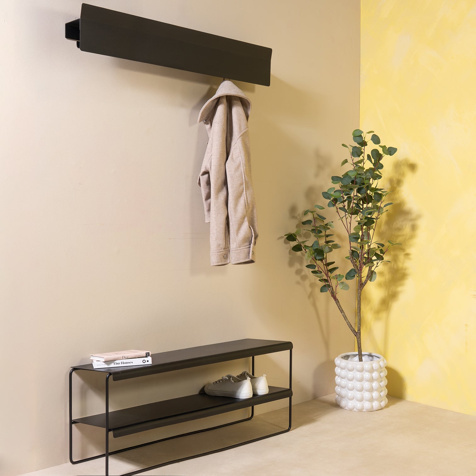 
Designer Shoe Rack "Nico 100" - Black