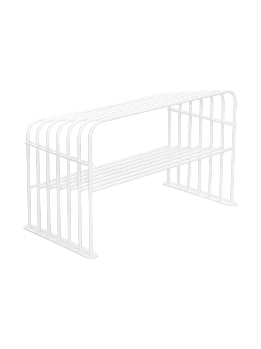 
Designer Shoe Rack "Grid 70" - White