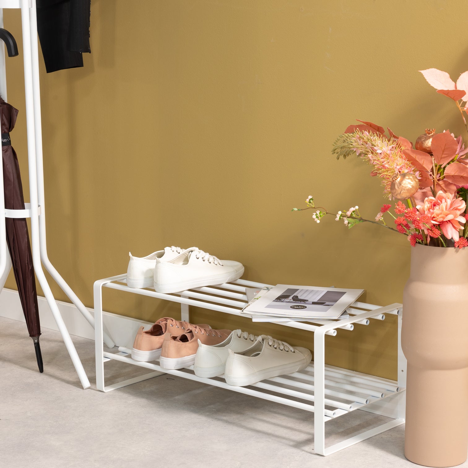 
"Rex SR" Shoe Rack Design - White