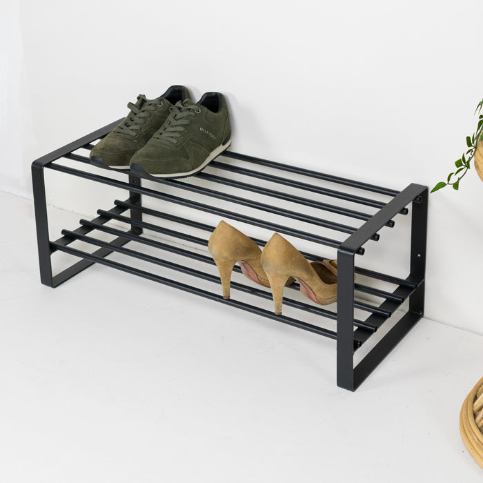 
"Rex SR" Shoe Rack Design - Black