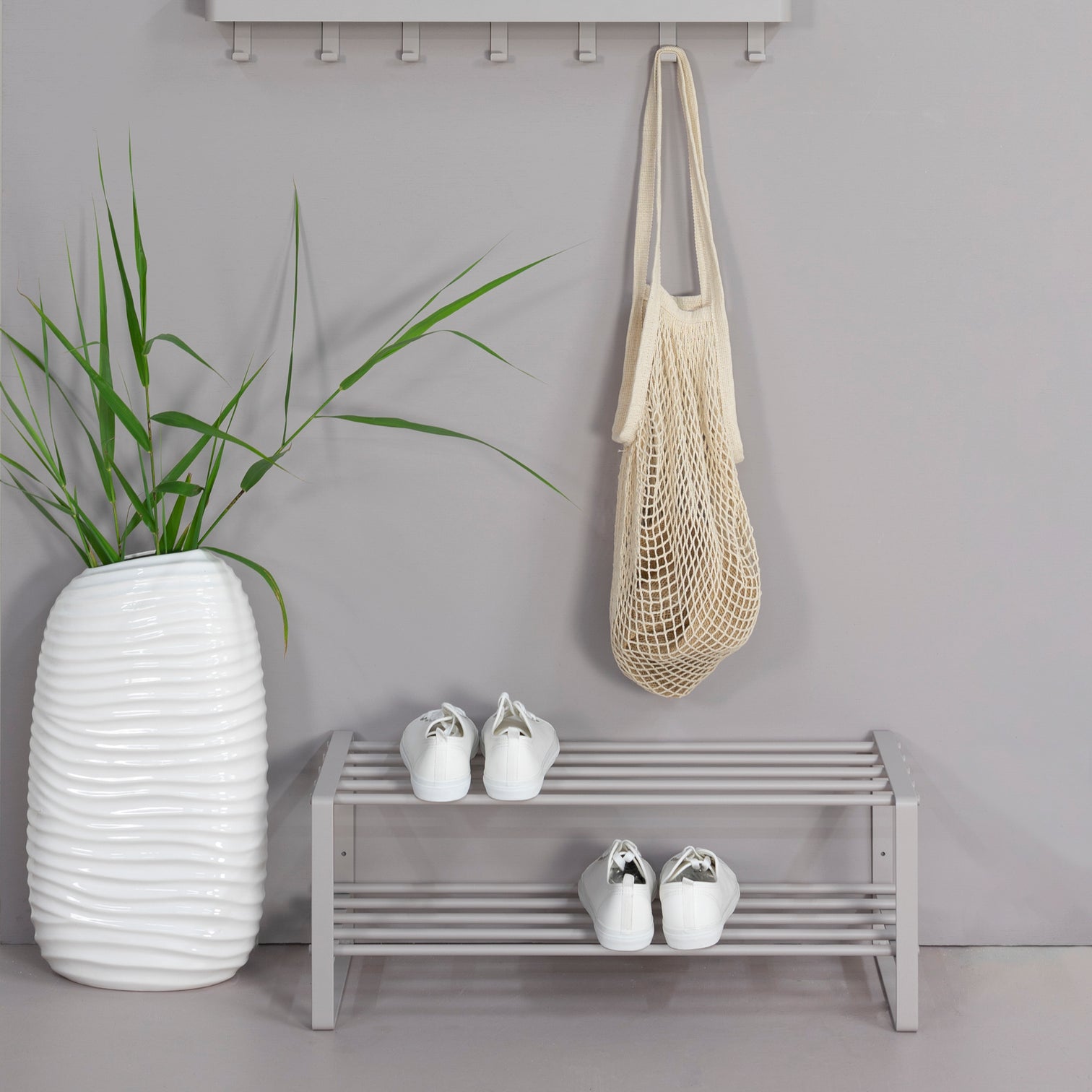 
"Rex SR" Shoe Rack Design - Silky Taupe