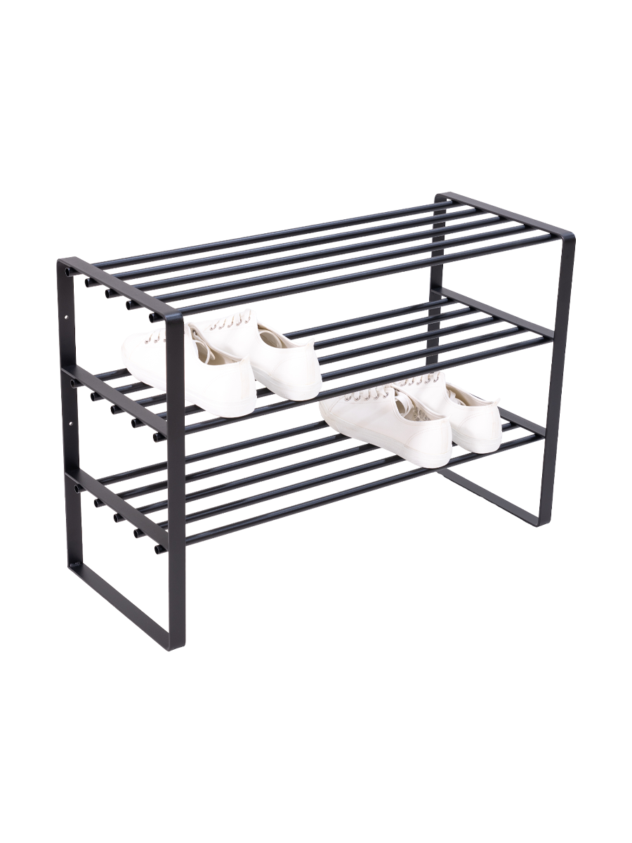 
"Rex SR 2" Designer Shoe Rack - Black