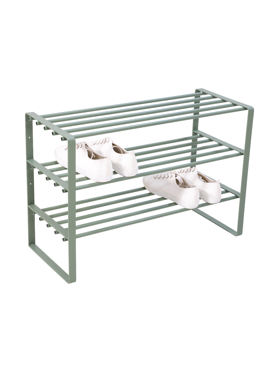 
"Rex SR 2" Designer Shoe Rack - Dusty Green