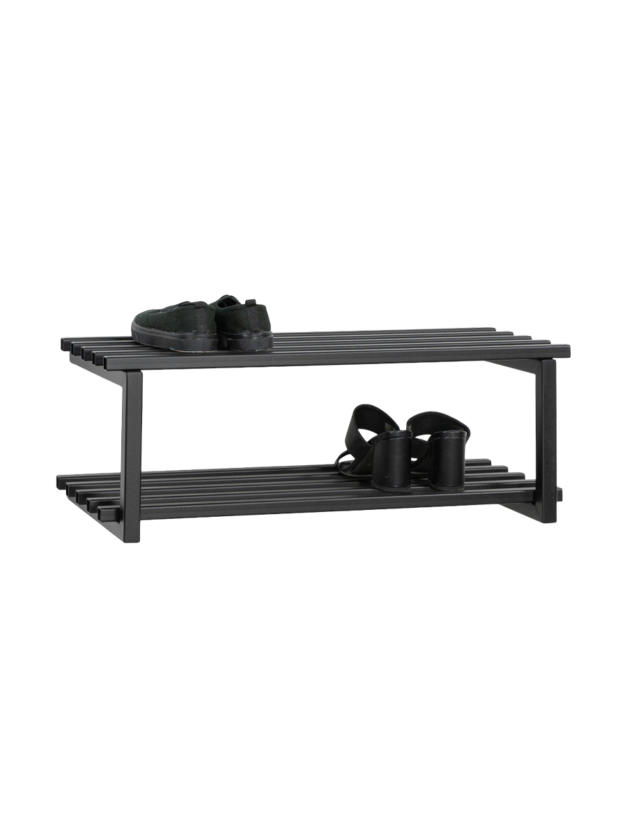 
Designer Shoe Rack "Rizzoli" - Black