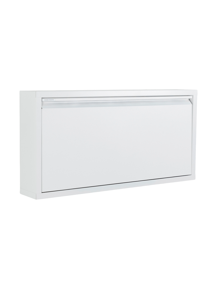 
Designer shoe cabinet "Billy 1" - White