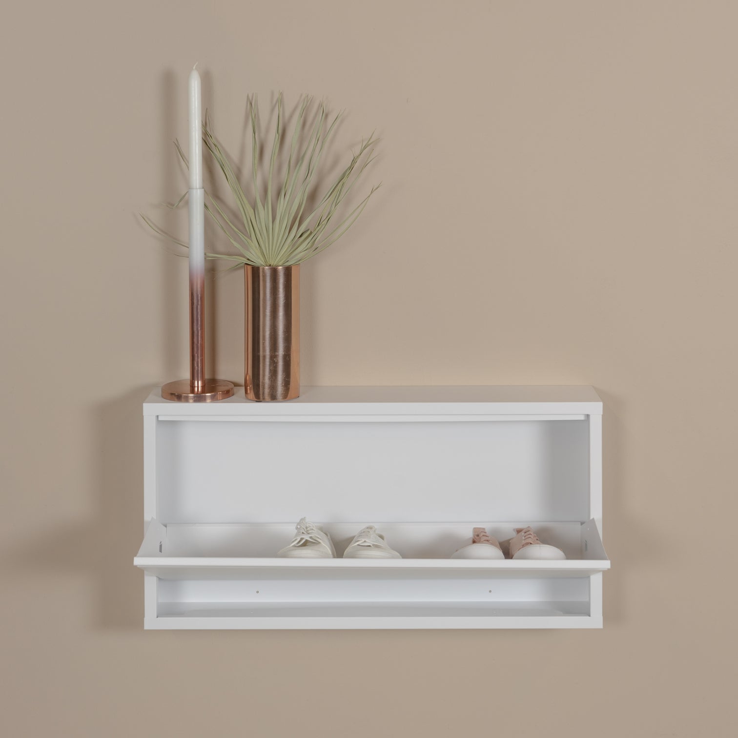 
Designer shoe cabinet "Billy 1" - White
