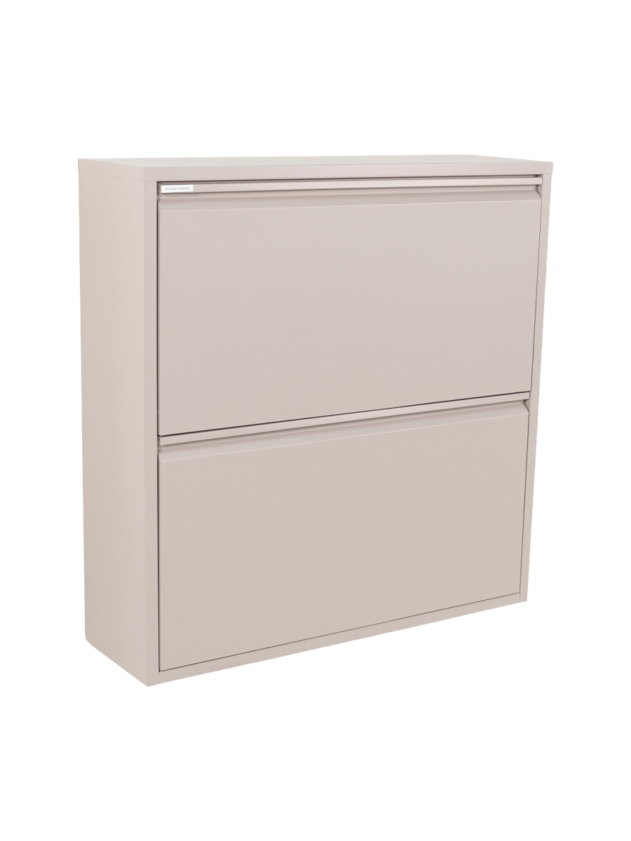 
Designer Shoe Cabinet "Billy 2" - Silky Taupe