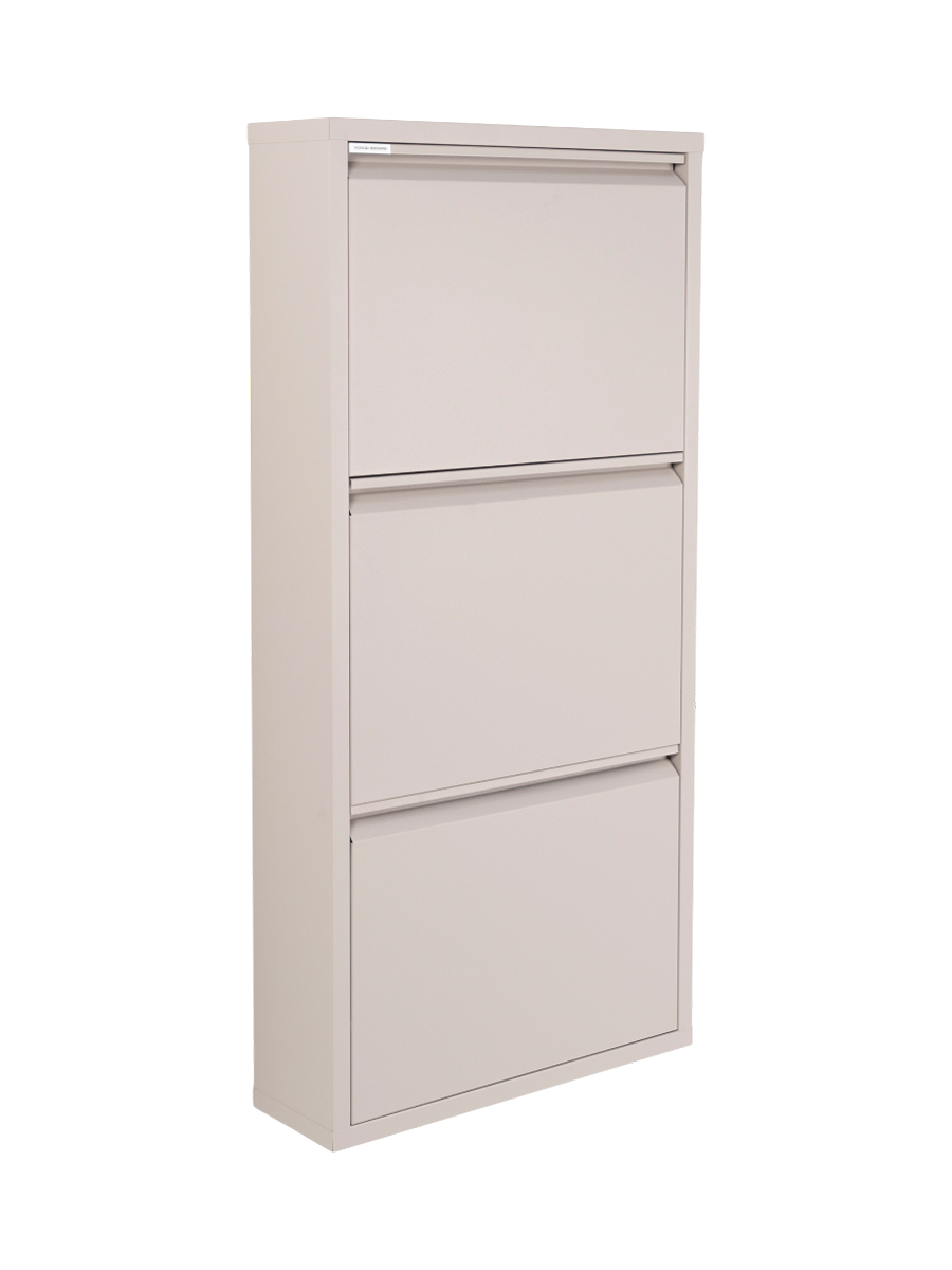 
Designer shoe cabinet "Billy 3" - Silky Taupe