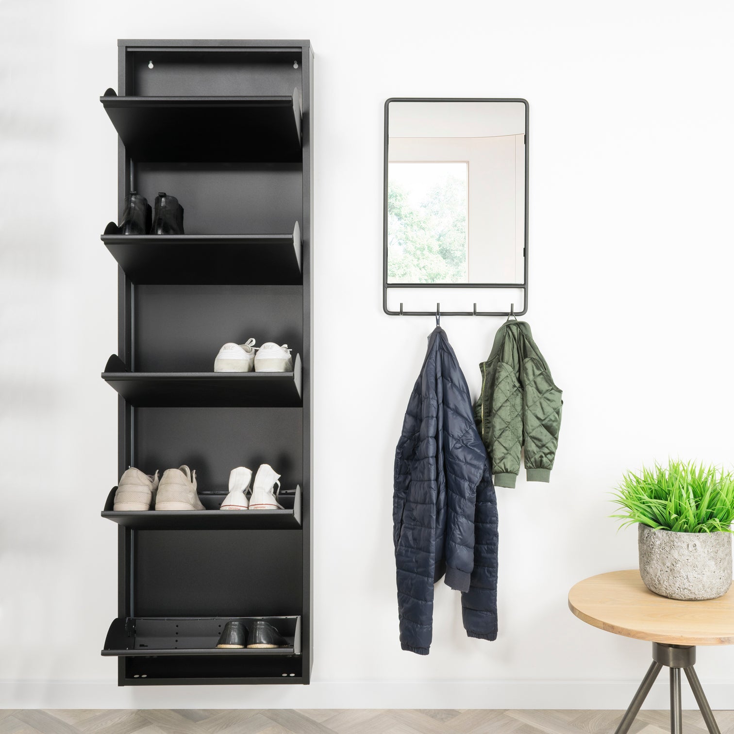 
Design Shoe Cabinet "Billy 5" - Black