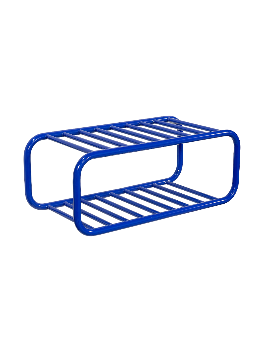 
"Retro" Shoe Rack for Wall Mounting - Ultramarine