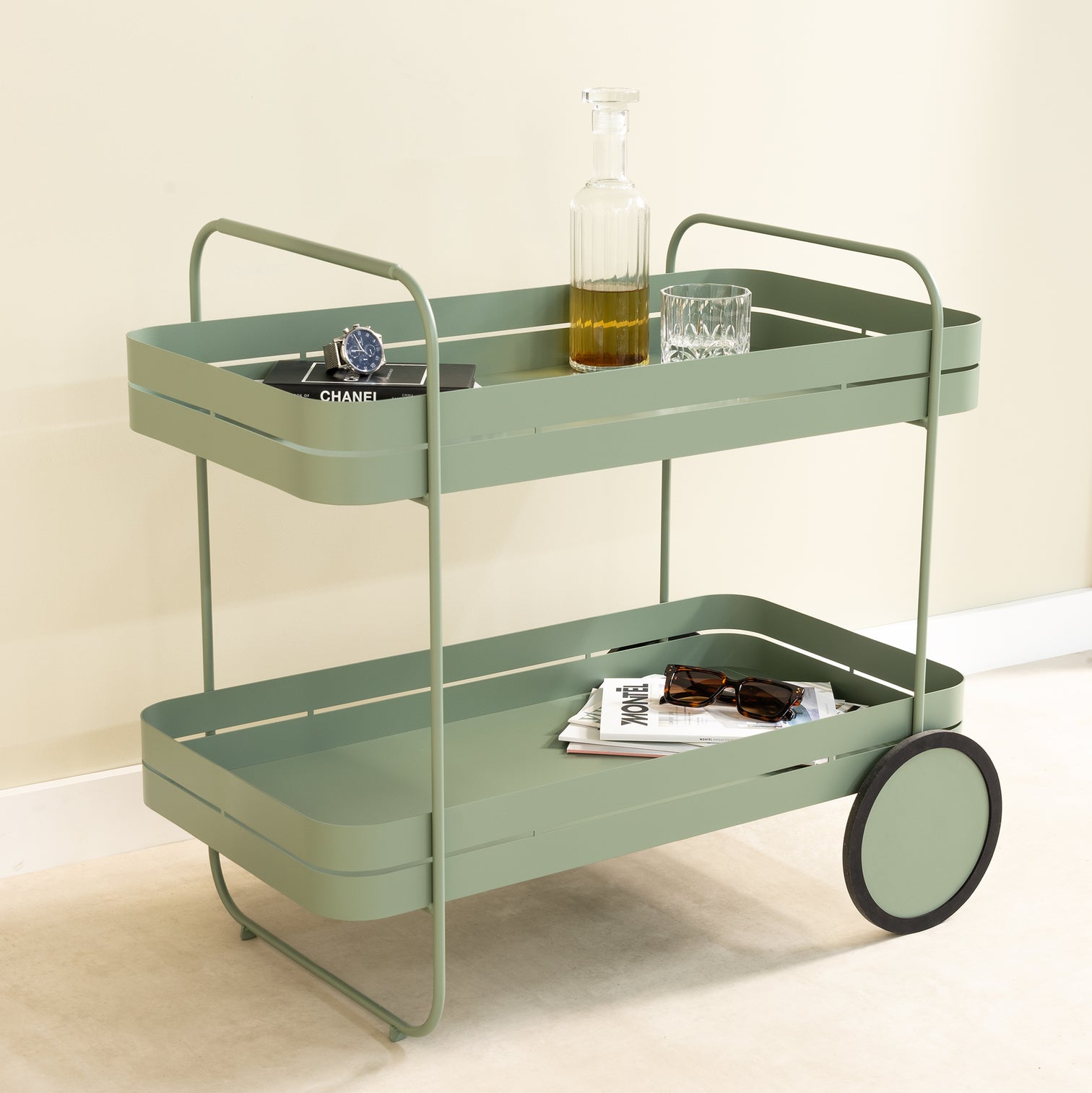 
Dessertes « Gin & Trolley » - Vert Poussiéreux