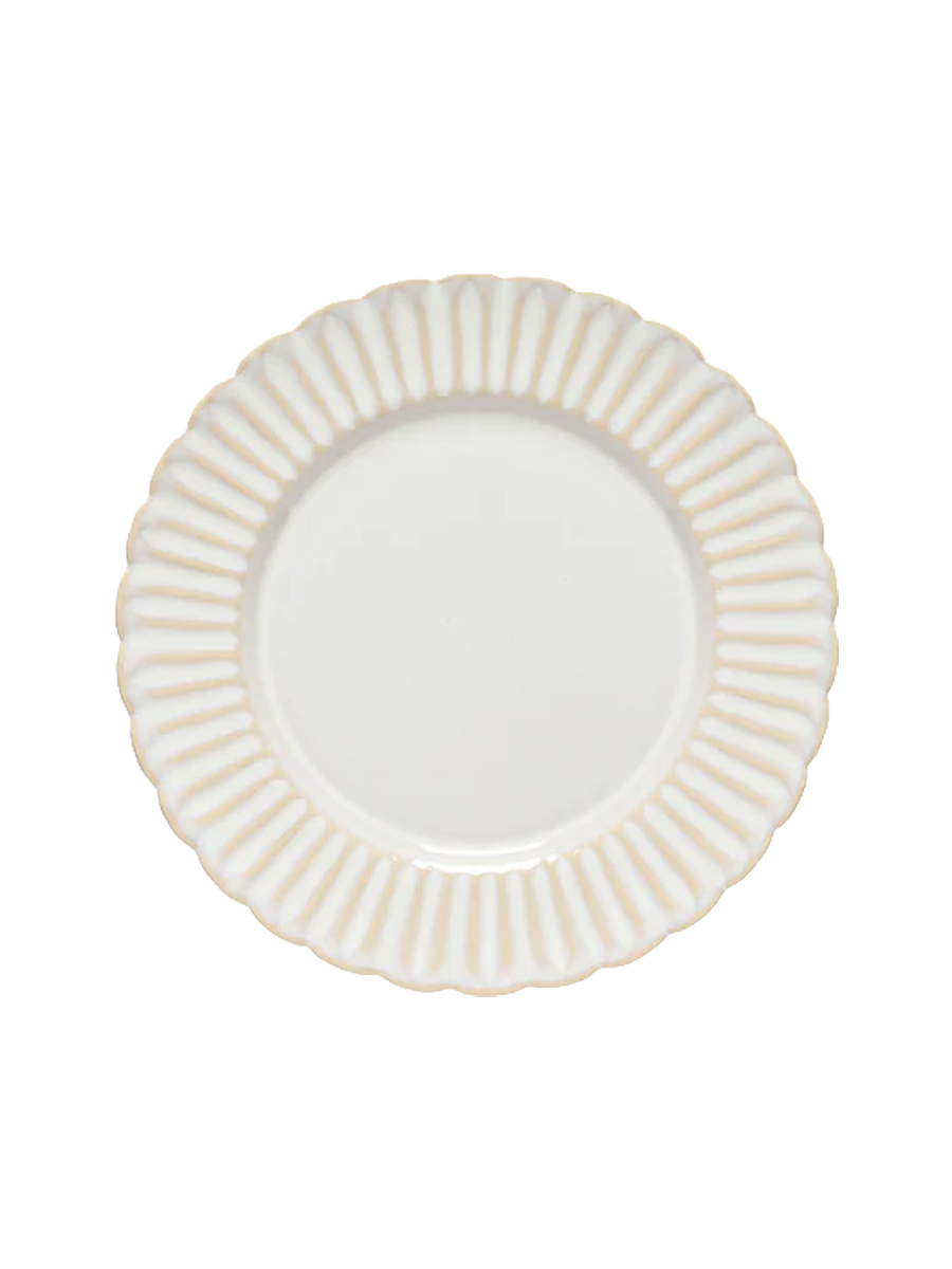 
Assiette à salade et à dessert artisanale « Cristal »