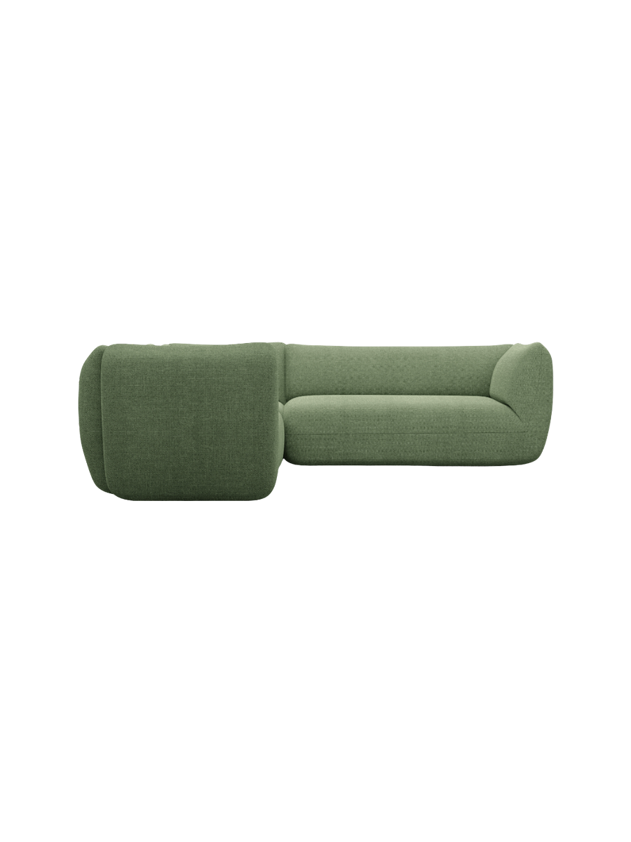 
5-Sitzer Design Ecksofa „Amalfi“ mit Strukturstoff-Bezug - Strukturstoff Anthrazit