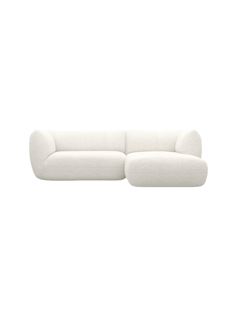 
3/4-Sitzer Design Ecksofa „Amalfi“ mit Bouclé-Bezug - Eckteil links