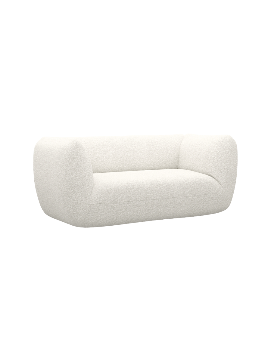 
2-Sitzer Design Sofa „Amalfi“ mit Bouclé-Bezug