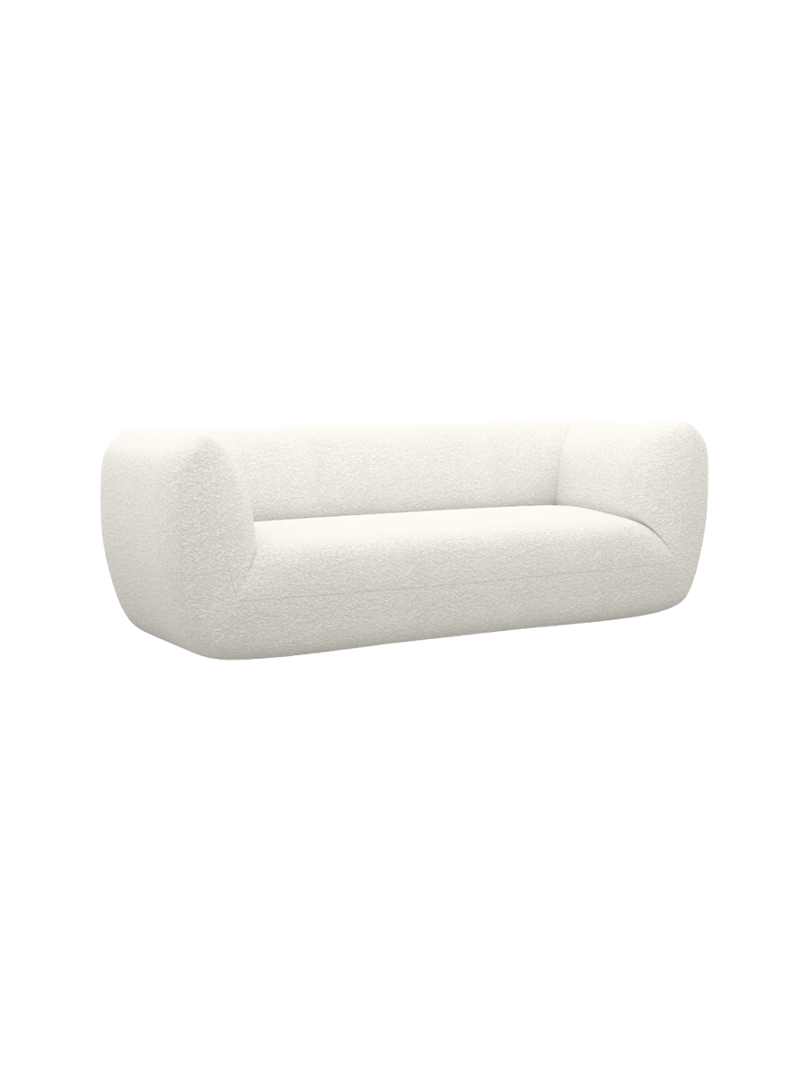 
3-Sitzer Design Sofa „Amalfi“ mit Bouclé-Bezug