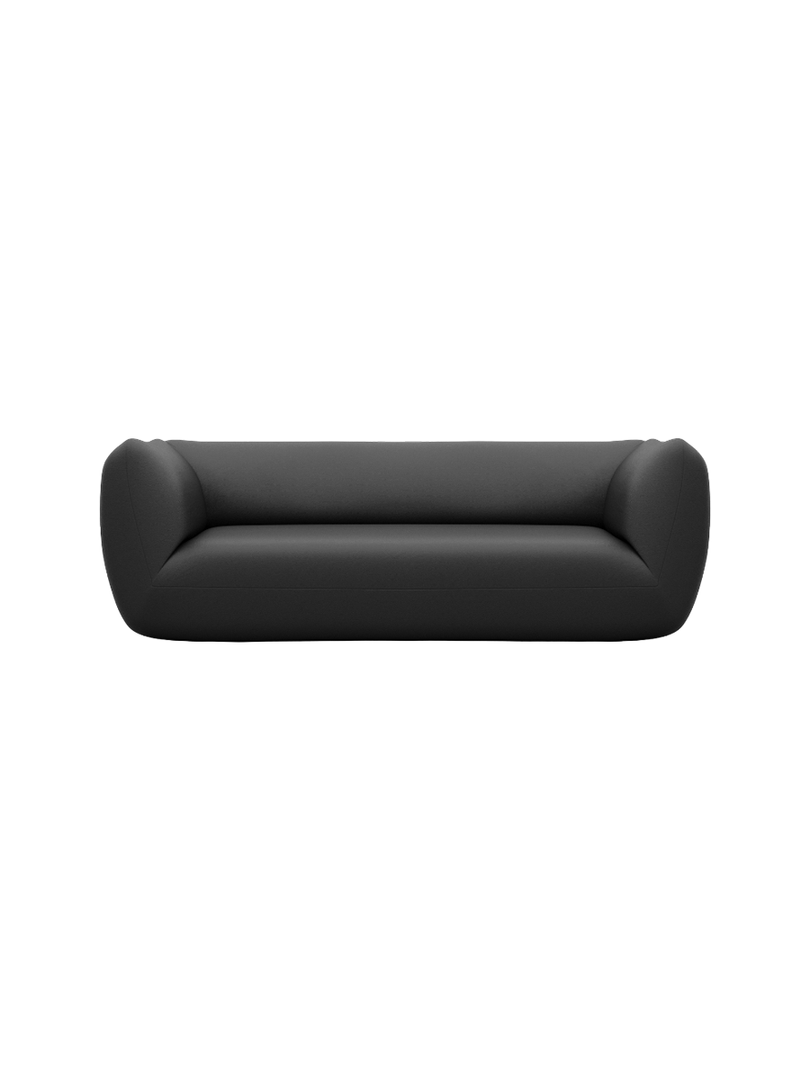 
3-Sitzer Design Echtleder Sofa „Amalfi“ - Echtleder Beige