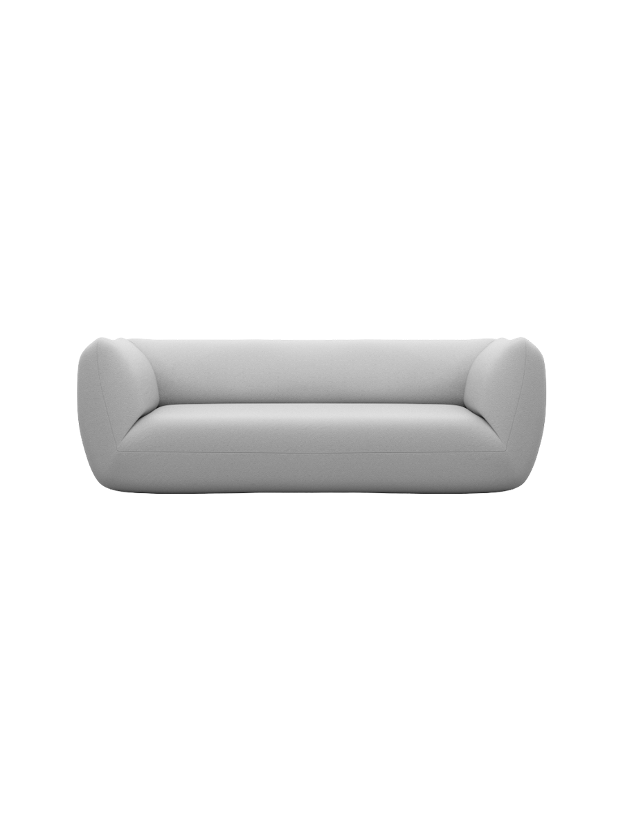 
3-Sitzer Design Echtleder Sofa „Amalfi“ - Echtleder Beige
