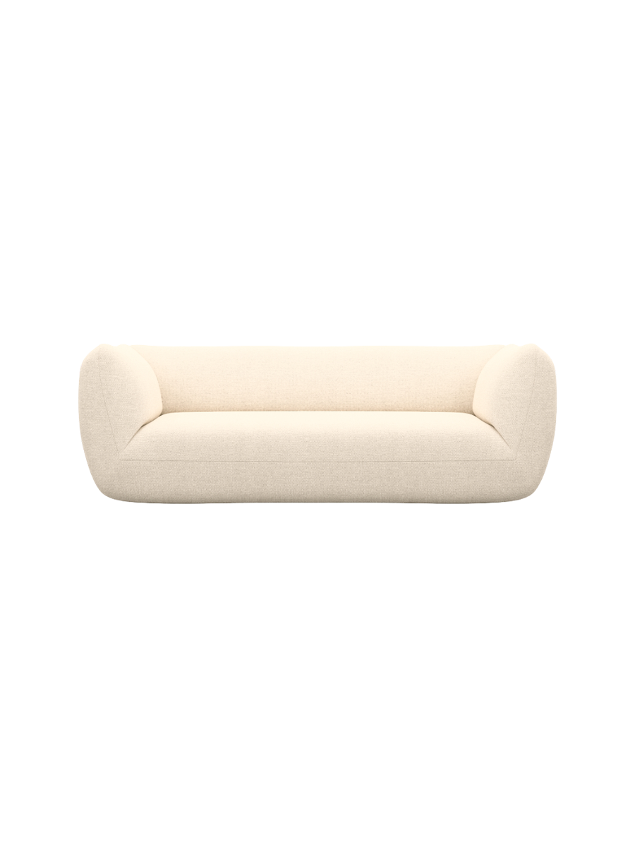 
3-Sitzer Design Sofa „Amalfi“ mit Strukturstoff-Bezug - Strukturstoff Anthrazit