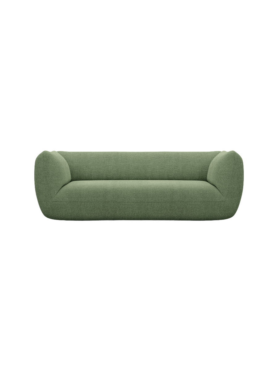 
3-Sitzer Design Sofa „Amalfi“ mit Strukturstoff-Bezug - Strukturstoff Anthrazit