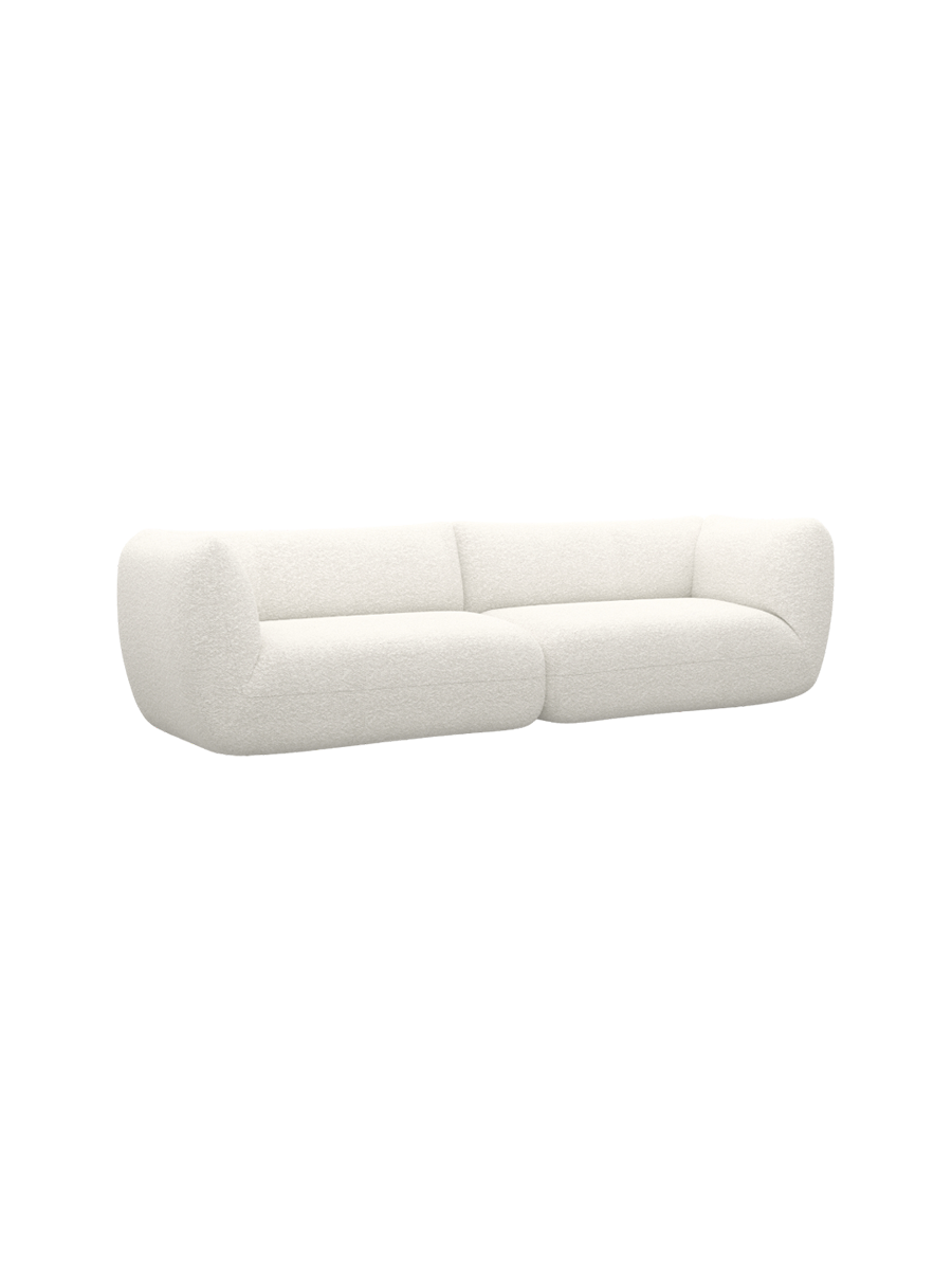 
4-Sitzer Design Sofa „Amalfi“ mit Bouclé-Bezug