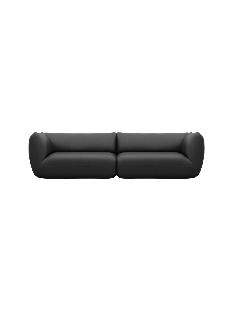 
4-Sitzer Design Echtleder Sofa „Amalfi“ - Echtleder Beige