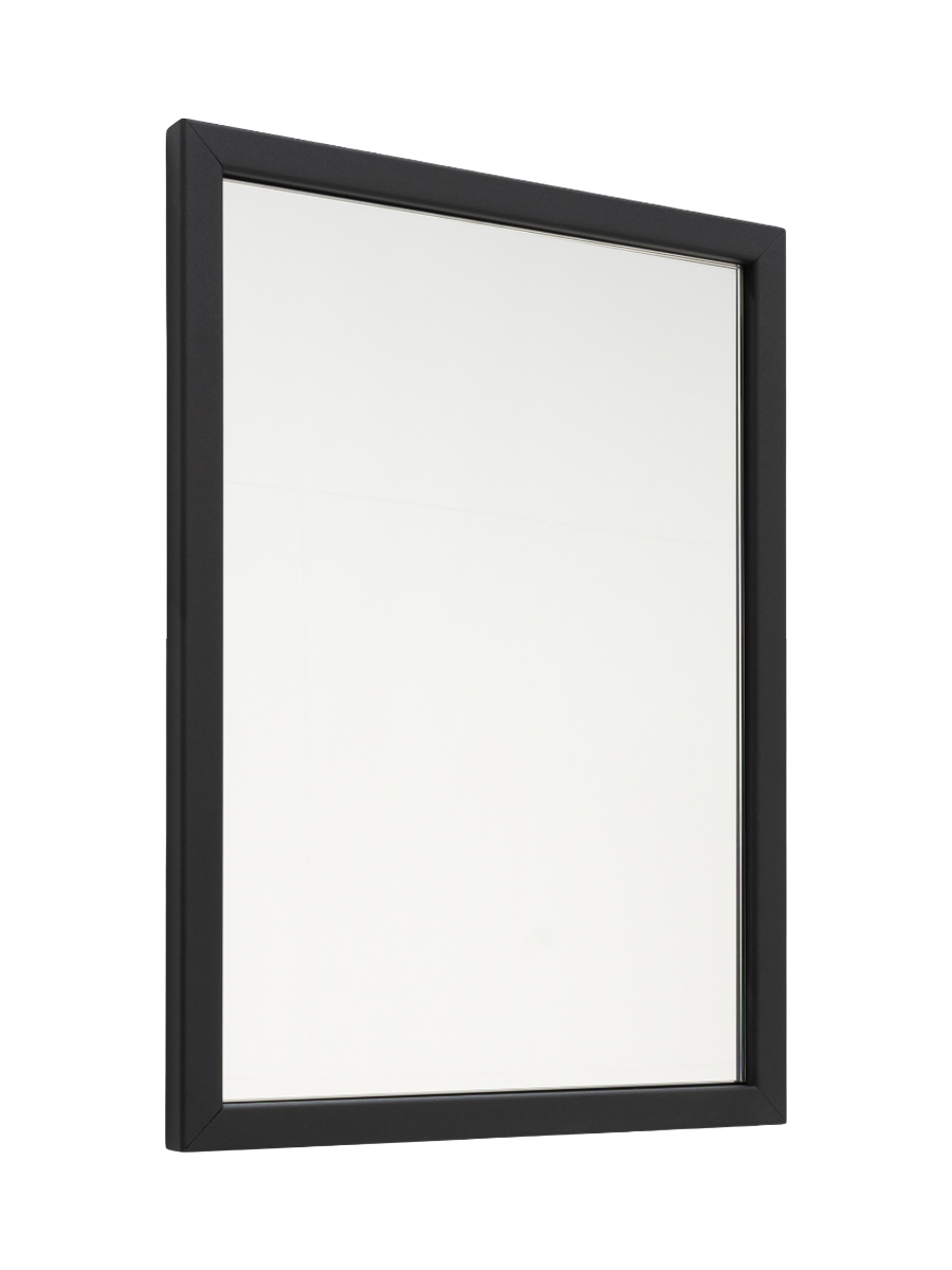 
Specchio da parete di design „Senza“ 40 x 55 cm - Nero
