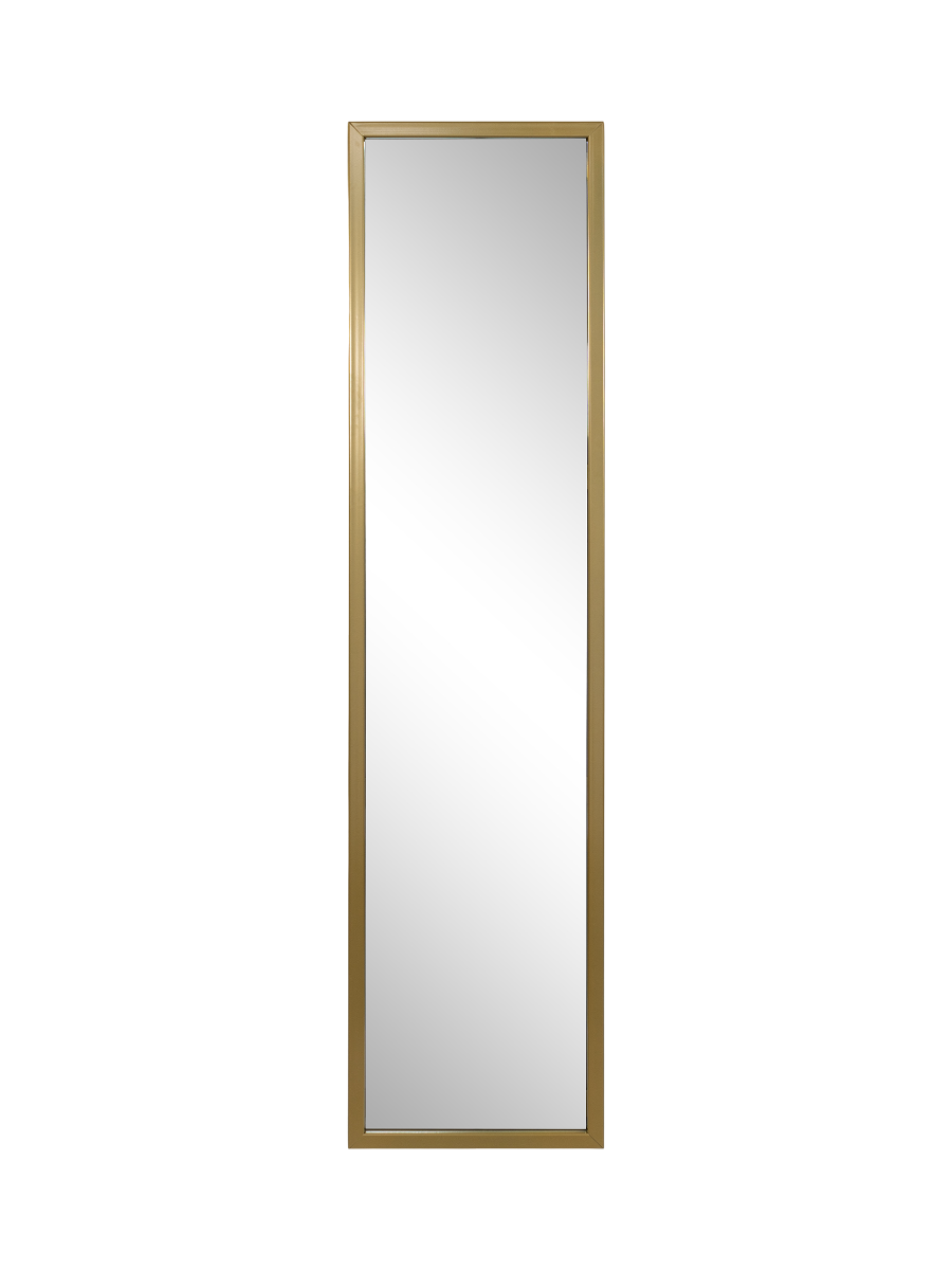 
Specchio a figura intera di design „Senza“ 185 x 46 cm - Oro