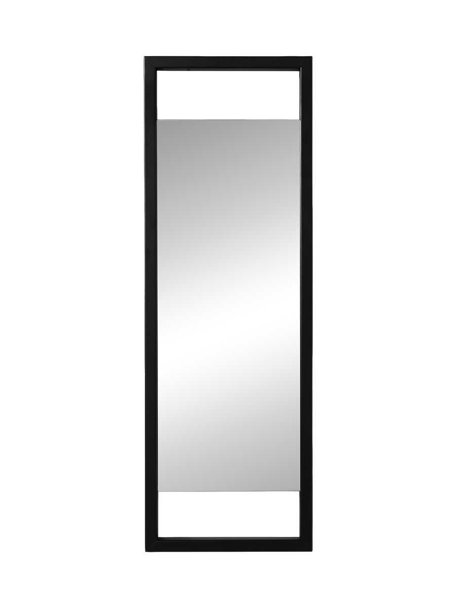 
Specchio a figura intera di design „Luma“ 160 x 54 cm - Metallo nero