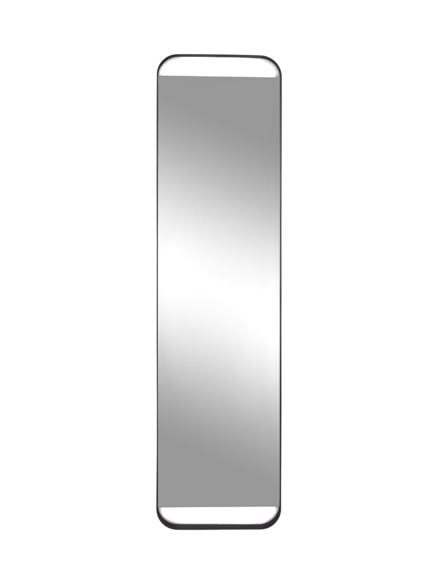 
Specchio a figura intera di design „Rex“ 175 x 46 cm - Nero