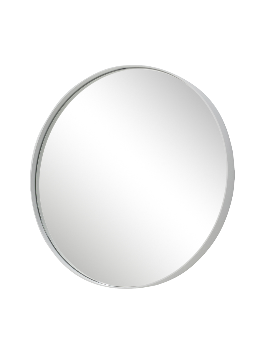 
Specchio da parete rotondo di design „Donna“ Ø 60 cm - Bianco
