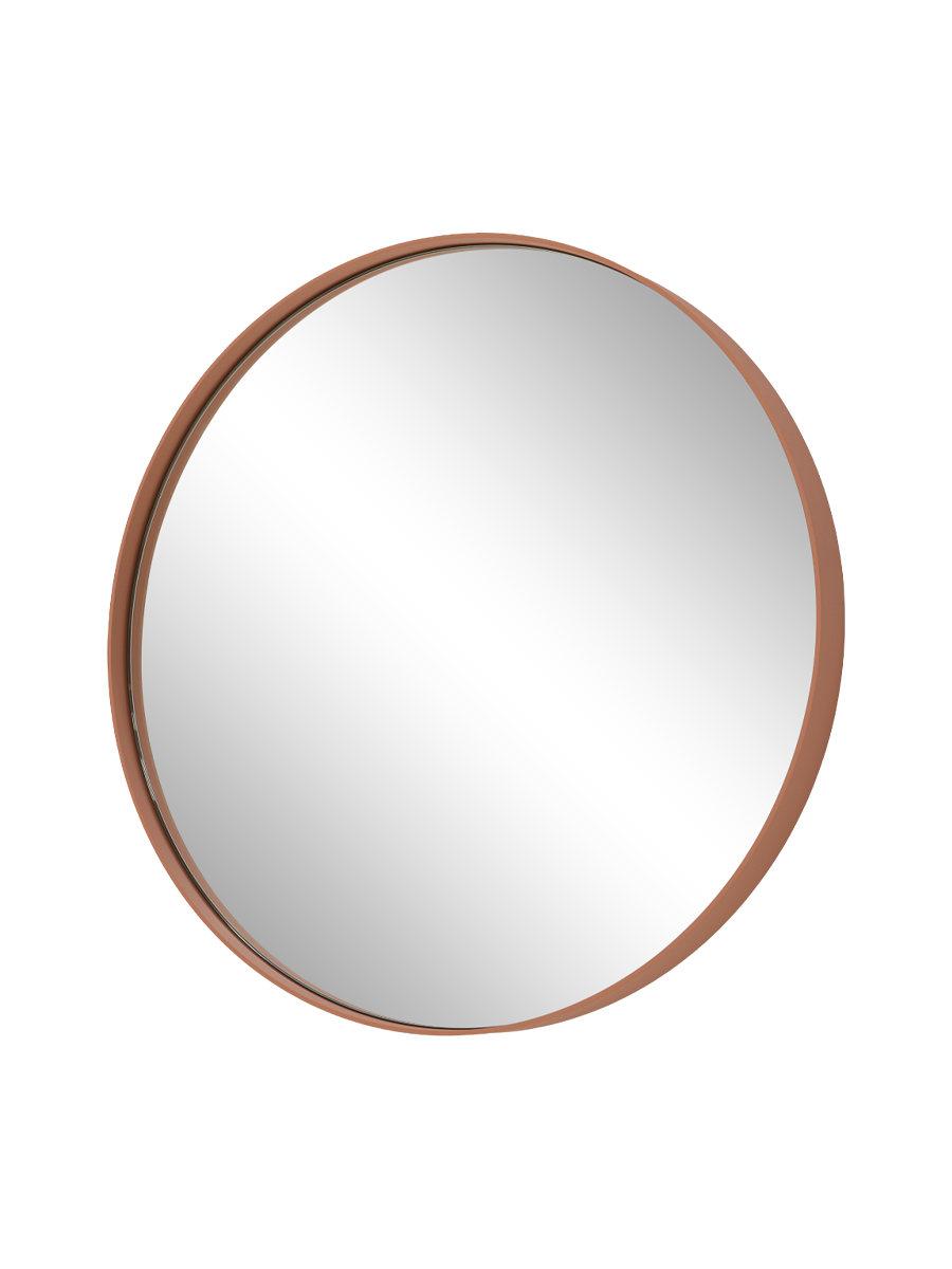 
Specchio da parete rotondo di design „Donna“ Ø 60 cm - Argilla Terra