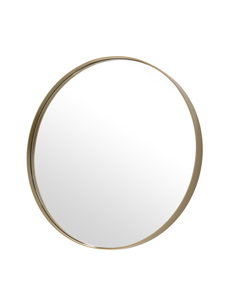 
Specchio da parete rotondo di design „Donna“ Ø 90 cm - Oro