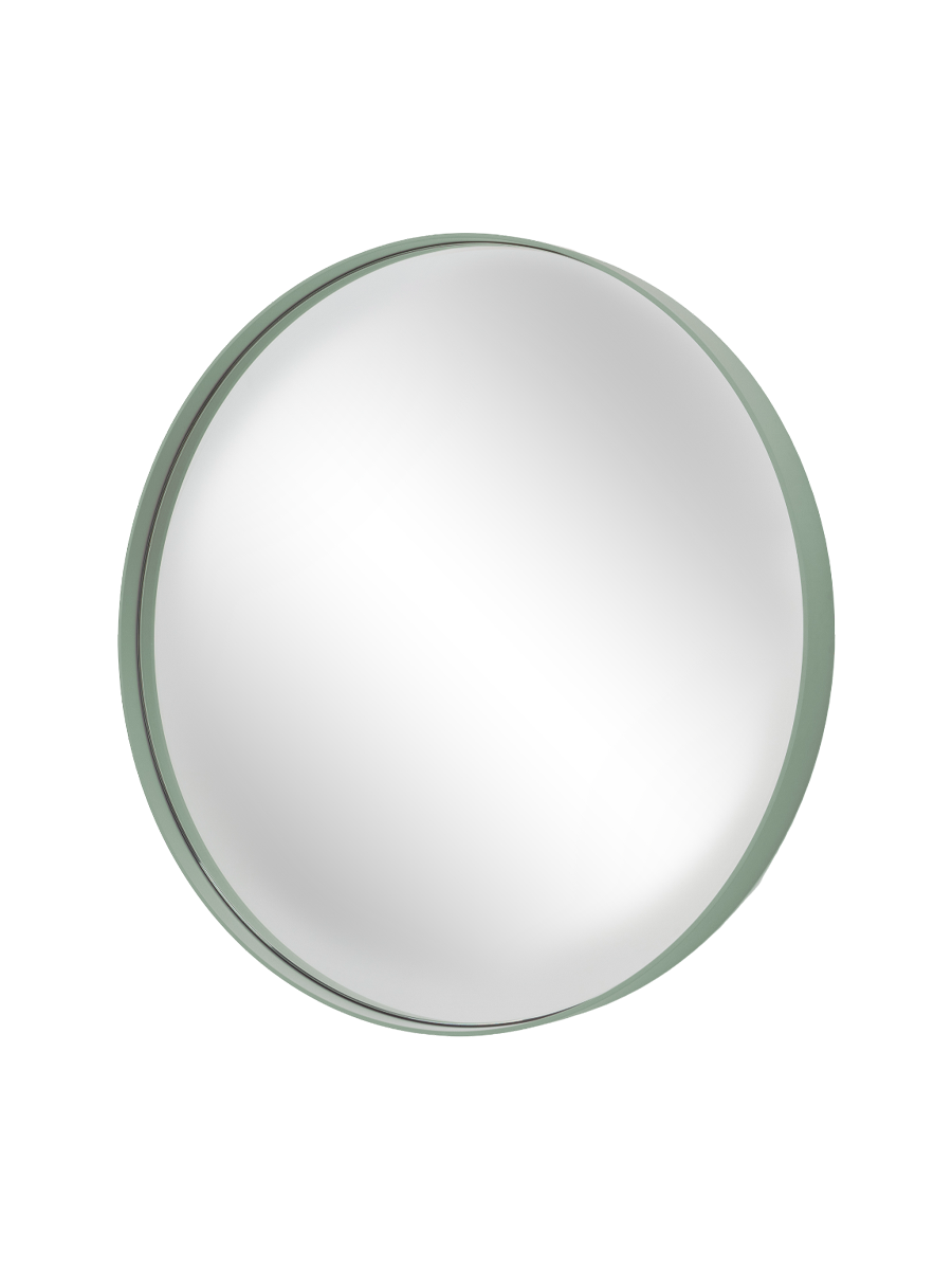 
Specchio da parete rotondo di design „Donna“ Ø 90 cm - Verde polveroso