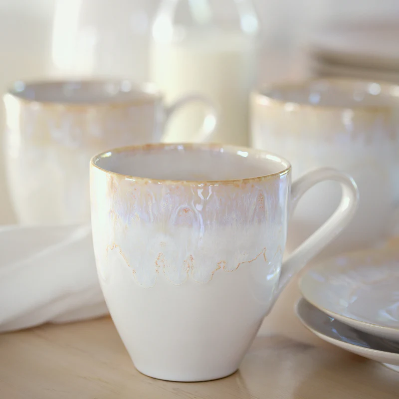 
Tasse artisanale « Taormine » - Blanc