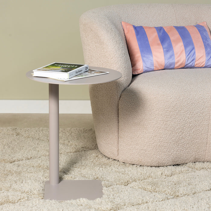 
Designer side table "Sunny High" - Silky Taupe