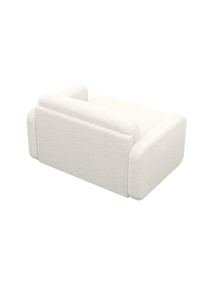 
Design Loungesessel „Eloria“ mit Bouclé-Bezug